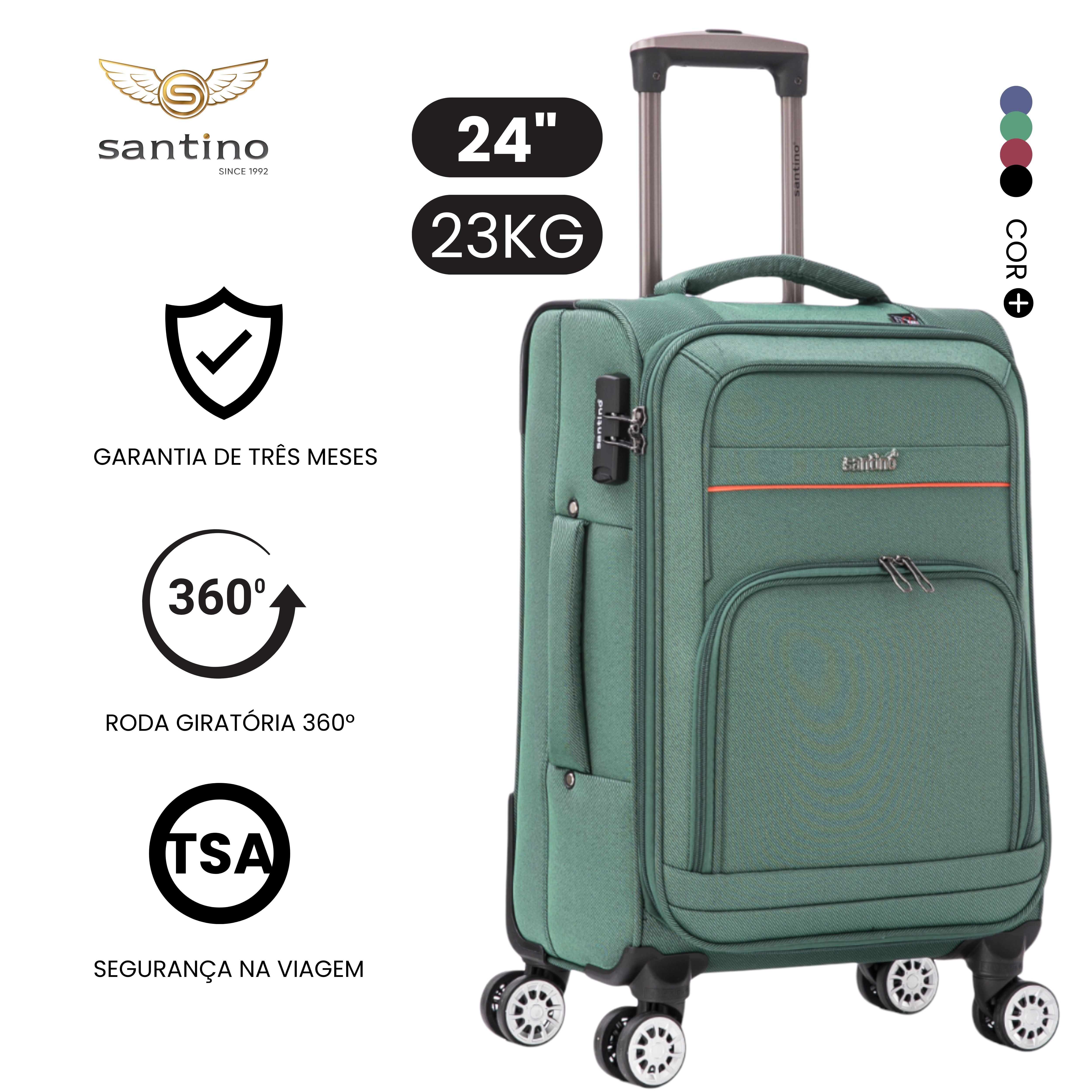 Mala de Viagem Hanói Super Leve Santino M - ALKV401M
