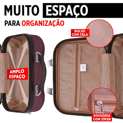 Frasqueira Boston Rígida Santino - SDF223U