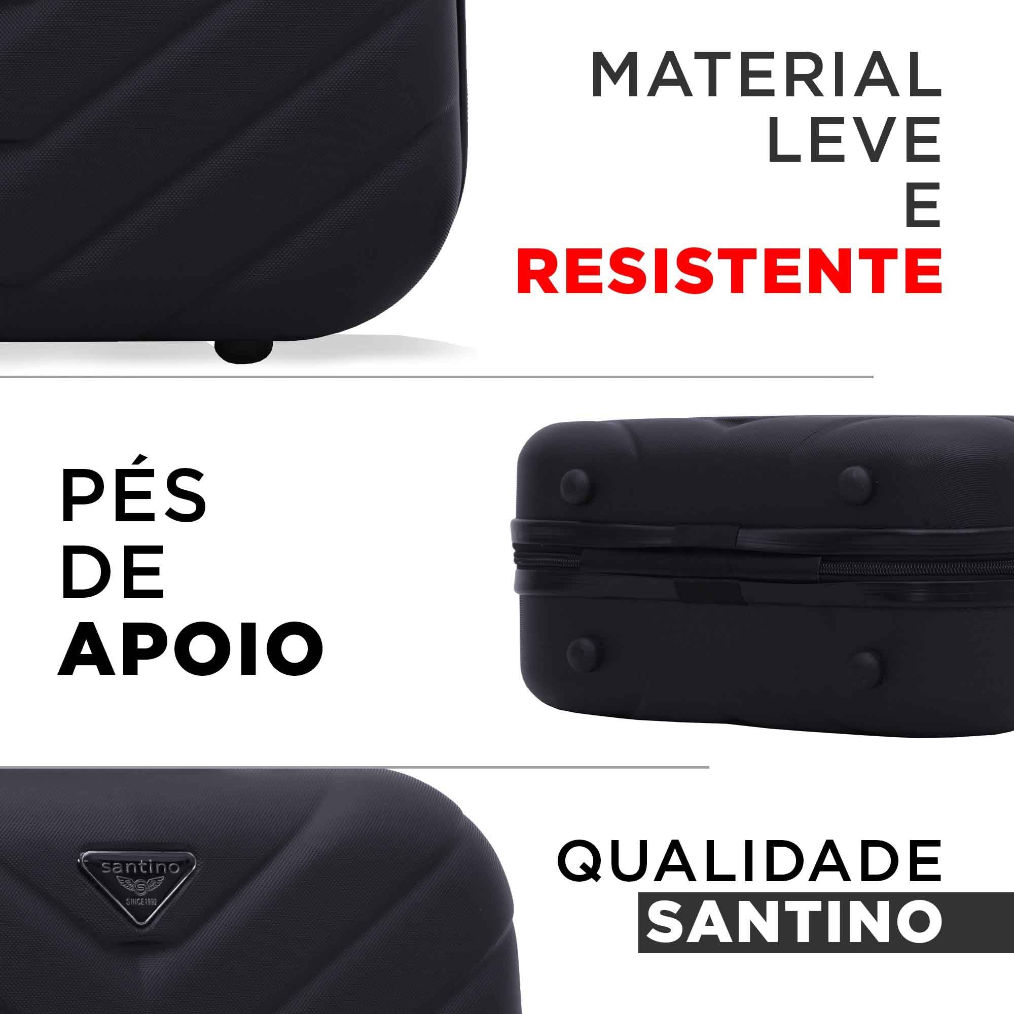 Frasqueira Boston Rígida Santino - SDF223U