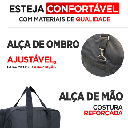 Sacola de Viagem Olinda Poliéster 6 Rodas Santino G ORS191U