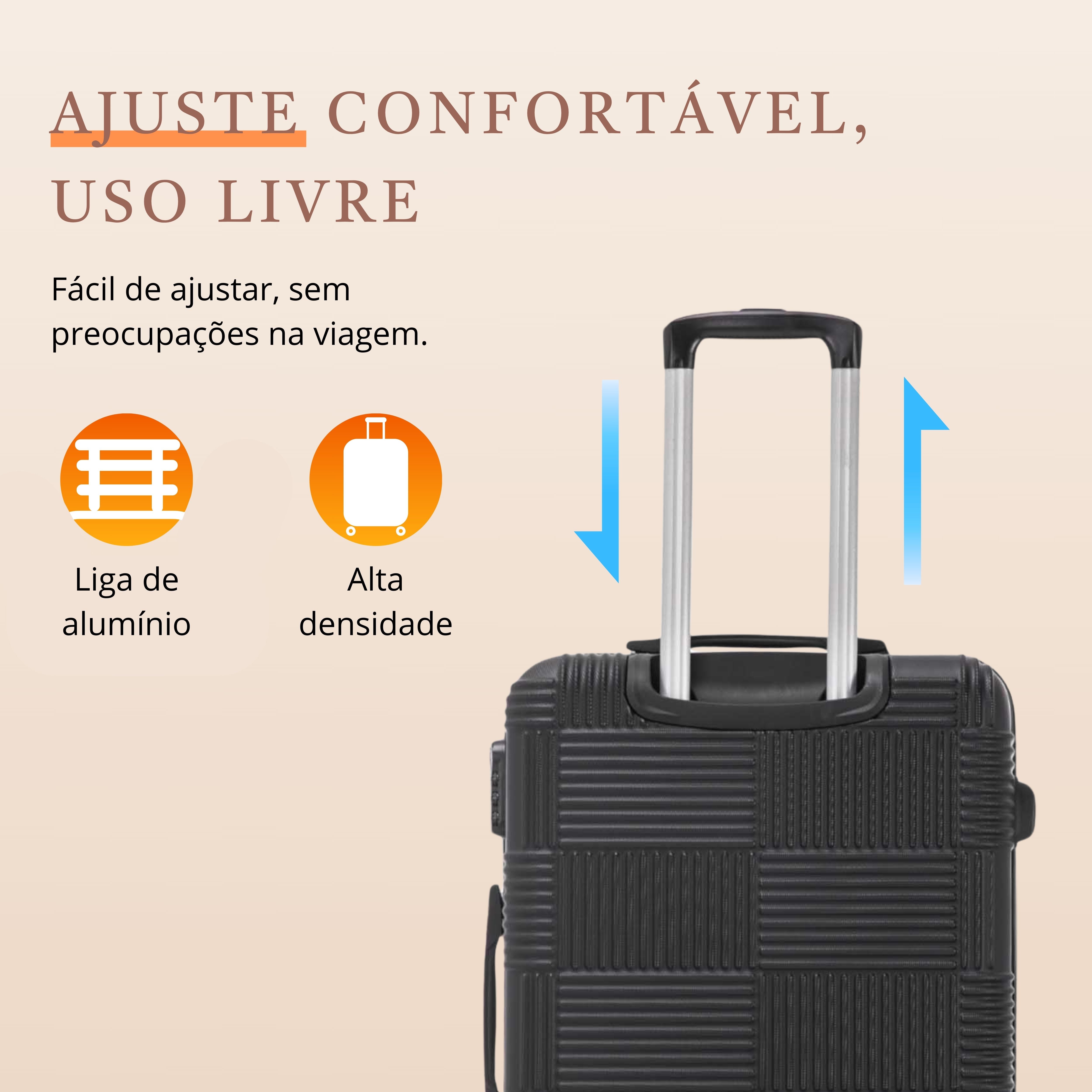 Mala de Viagem Ocean Drive Rígida 360° Santino G - MZV503G