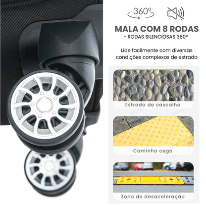 Mala de Bordo Hanói Super Leve Santino - ALKV401P