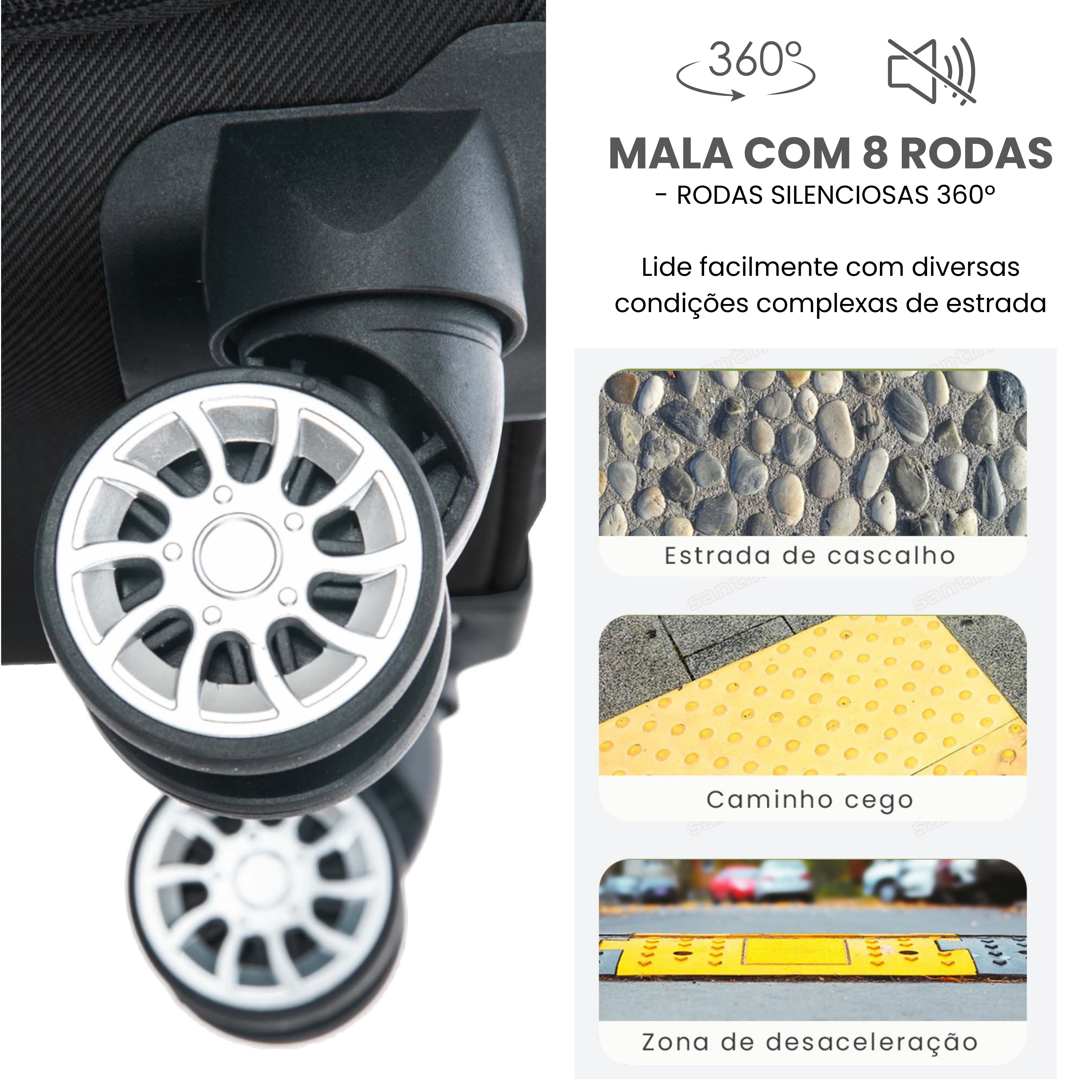 Mala de Bordo Hanói Super Leve Santino - ALKV401P