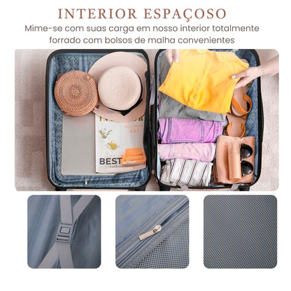 Mala de Viagem Ocean Drive Rígida 360° Santino G - MZV503G