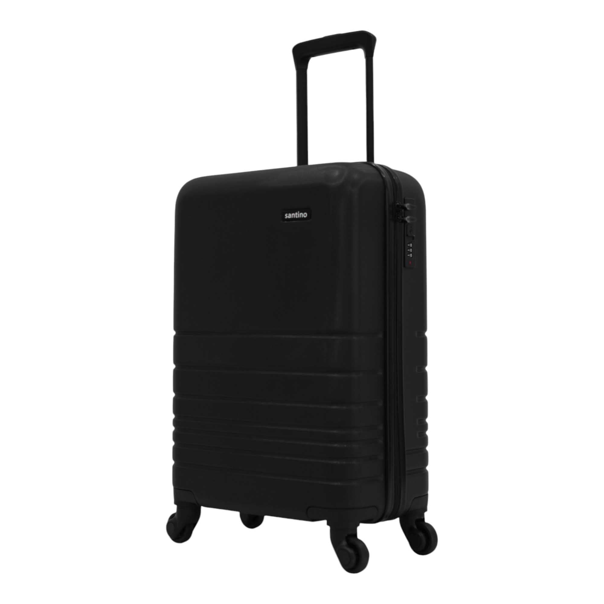 Zeus Santino 3pc Suitcase Set - Black SDV701J