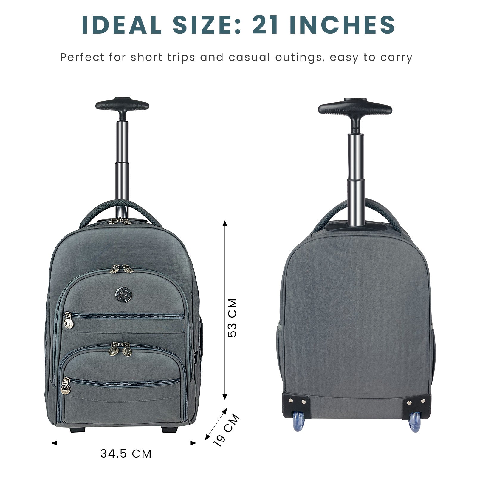 Corcovado Laptop Backpack with Wheels Santino SAC193U