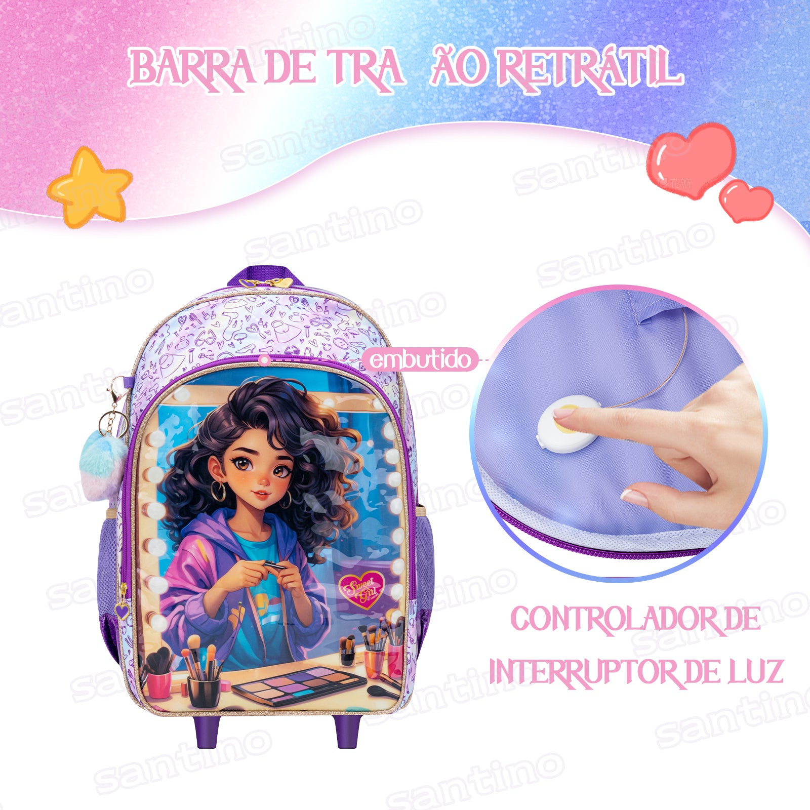 Kit Infantil Sweet Girl Makeup by Santino - SGK24U