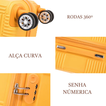 Mala de Viagem Ocean Drive Rígida 360° Santino G - MZV503G