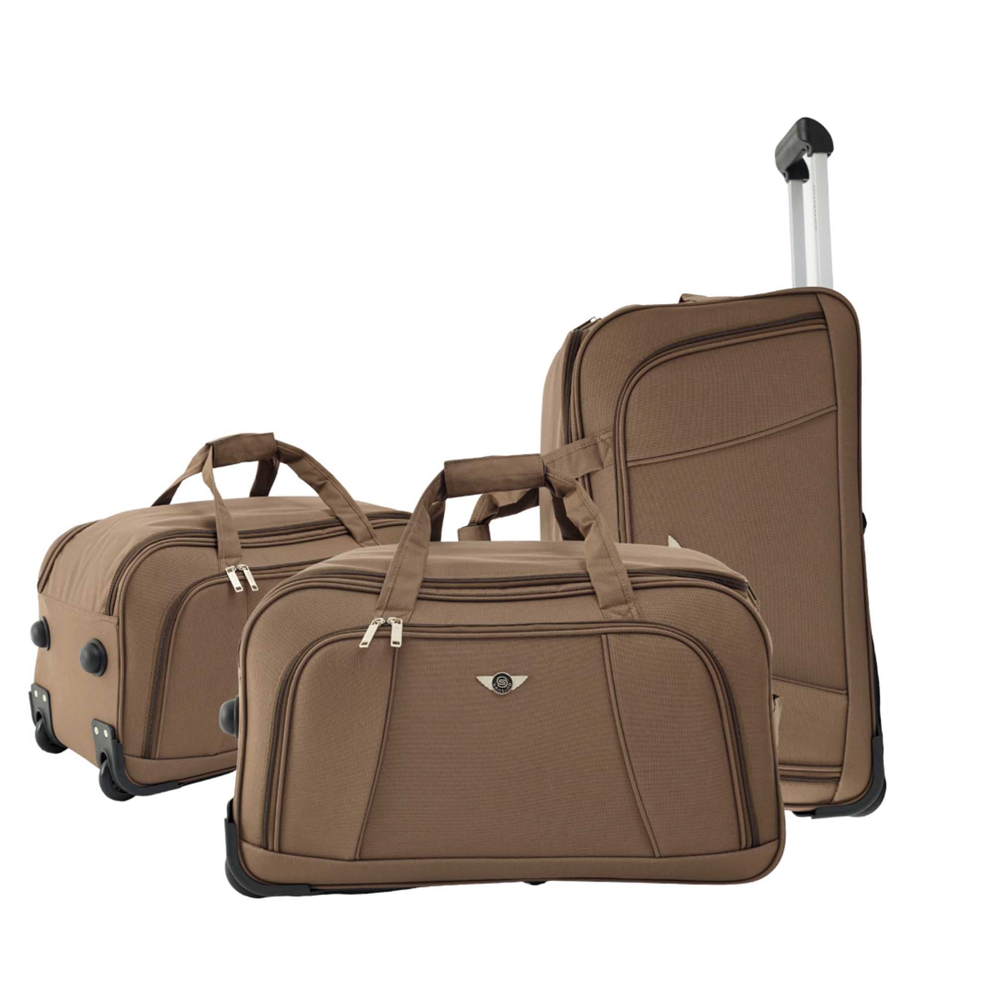 Conjunto Sacola de Viagem Sardenha Poliéster 3 peças Santino - NDS501J