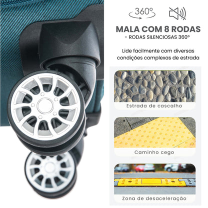 Mala de Viagem Hanói Super Leve Santino M - ALKV401M