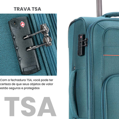 Mala de Viagem Hanói Super Leve Santino M - ALKV401M