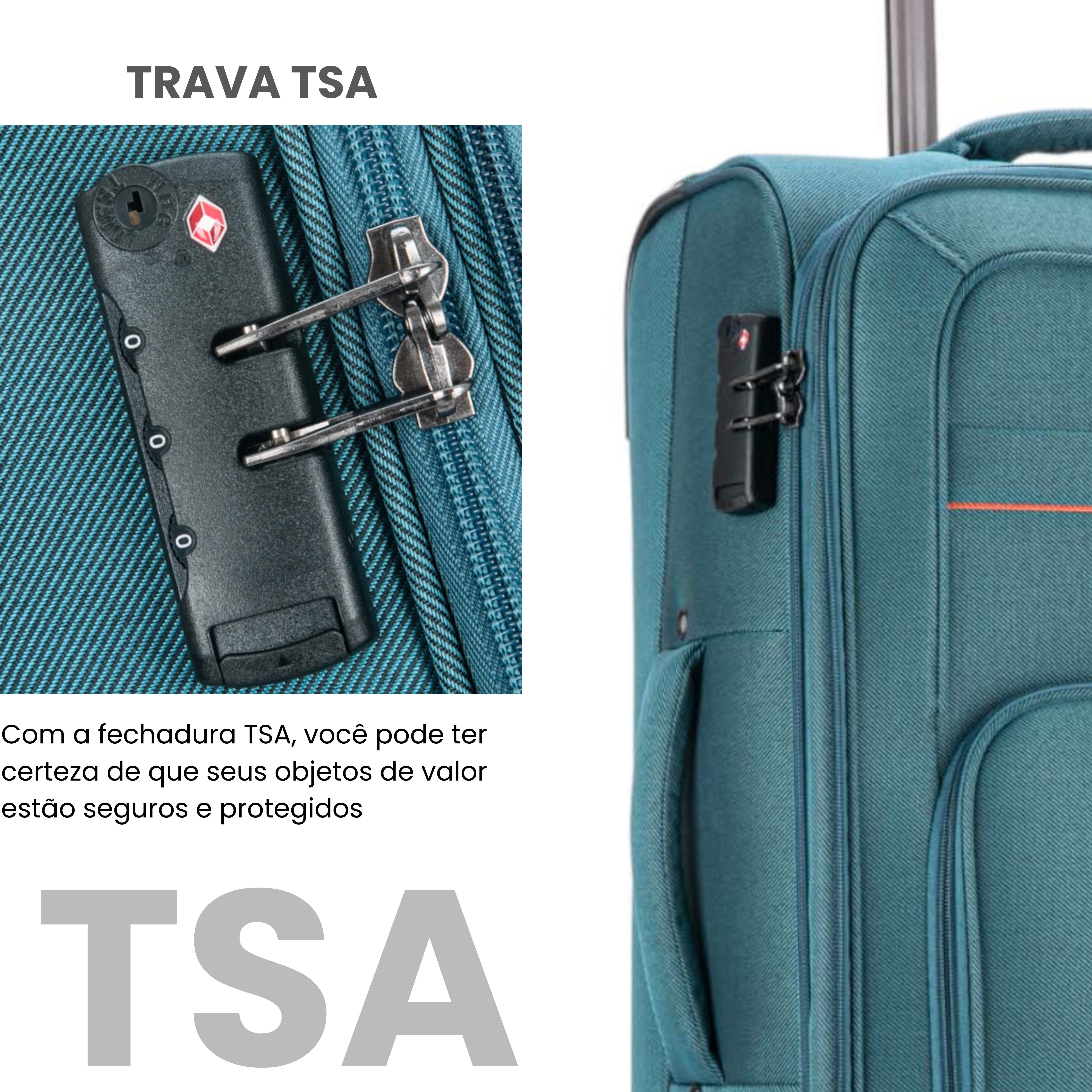 Mala de Viagem Hanói Super Leve Santino M - ALKV401M