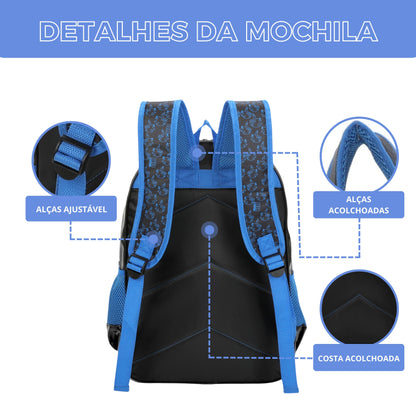 Mochila Infantil No Limits ManHero by Santino - NLM13U02 - Azul