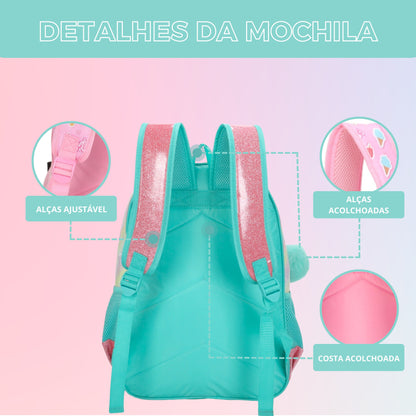 Mochila Infantil Sweet Girl Park by Santino - SGM21U10 -Verde