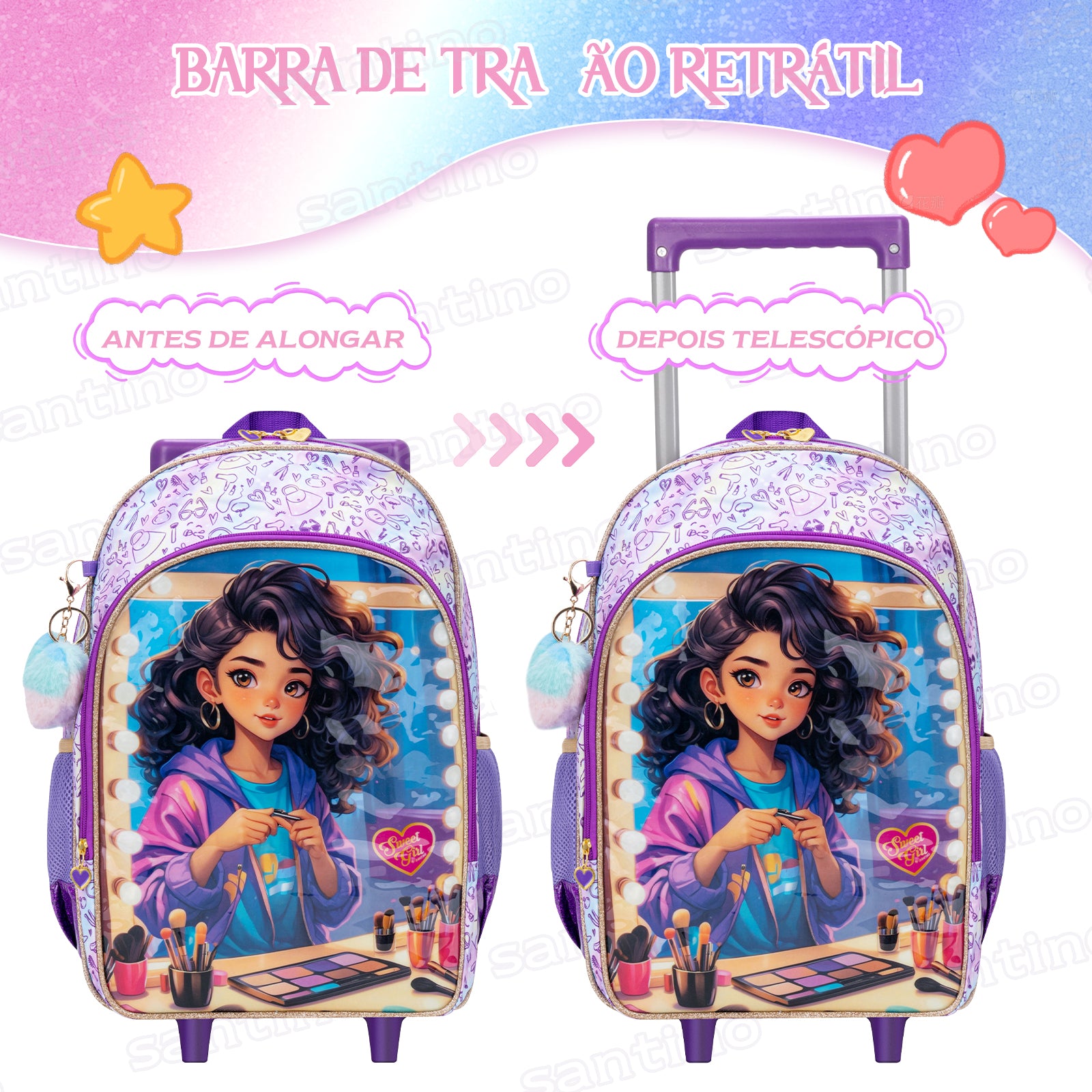 Kit Infantil Sweet Girl Makeup by Santino - SGK24U