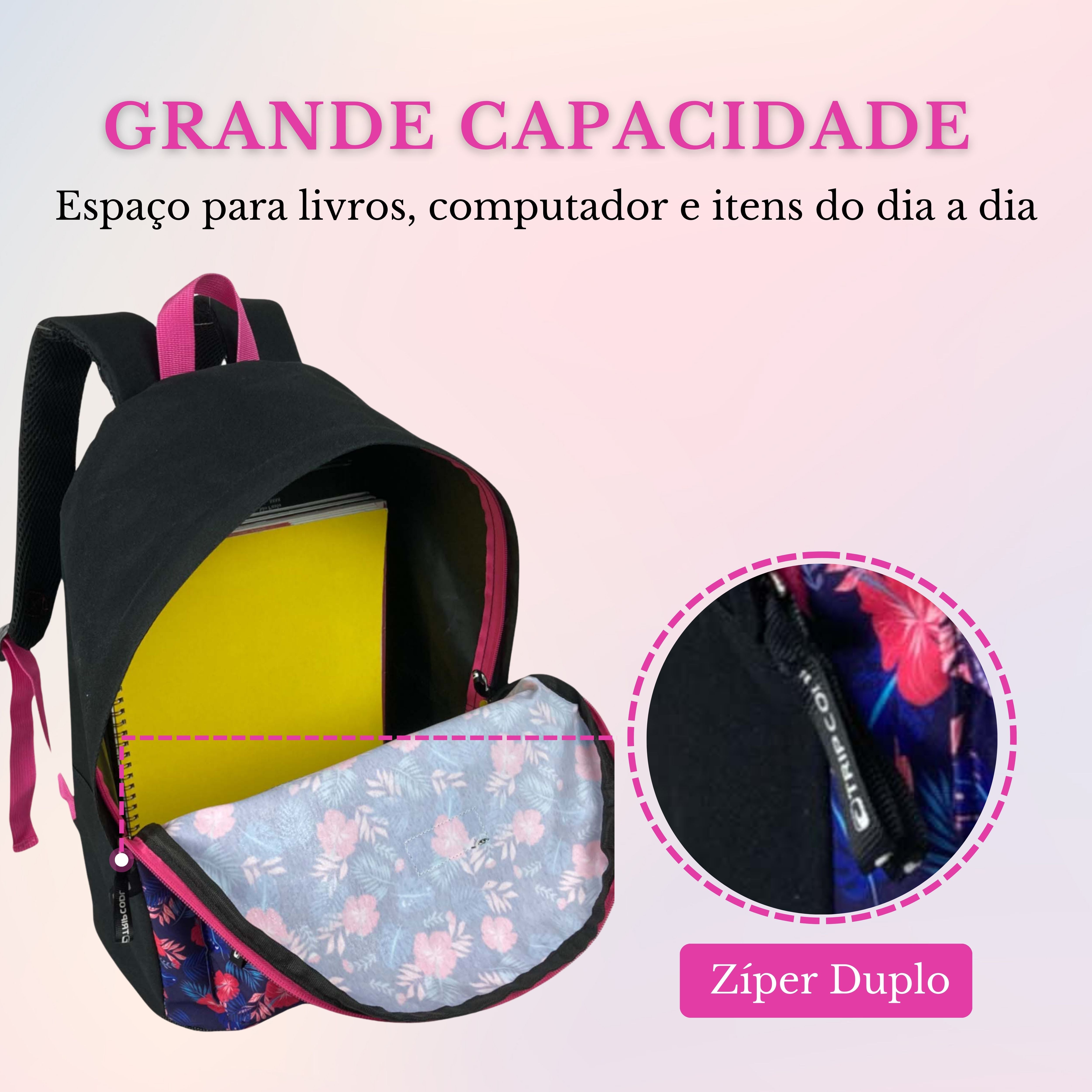 Mochila Juvenil Hanalei Poliéster Tripcool TCM102U14