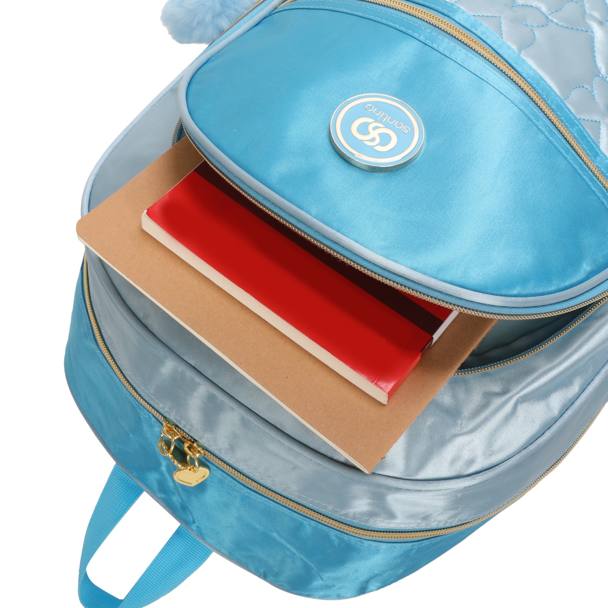 Mochila Sweet Girl Butterfly by Santino Poliéster SAM230U Azul Claro