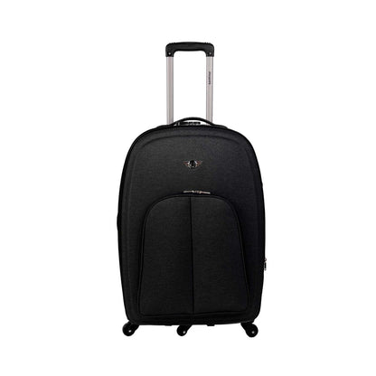 Mala de Viagem Wenzhou Tecido 5 Rodas 360º Santino G Cor: Preto