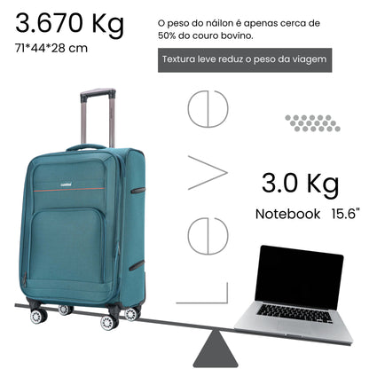 Mala de Viagem Hanói Super Leve Santino M - ALKV401M