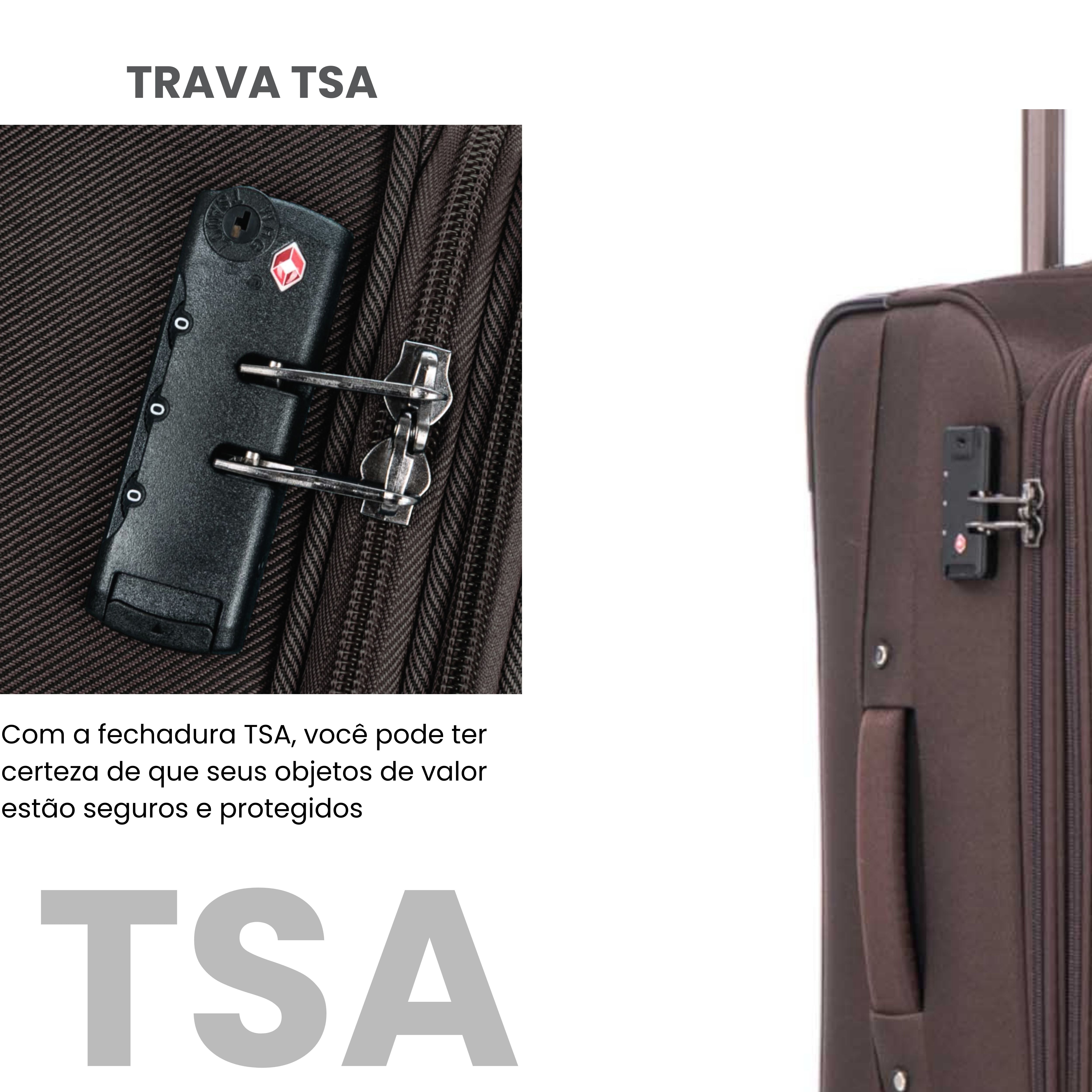 Mala de Viagem Little Havana Super Leve 360° Santino G - ALKV501G