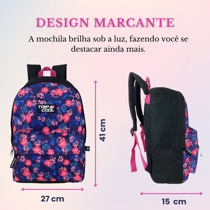 Mochila Juvenil Hanalei Poliéster Tripcool TCM102U14
