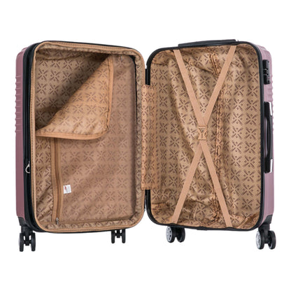 Santino Geometric Rigid 360° Travel Suitcase - ASAV7003G