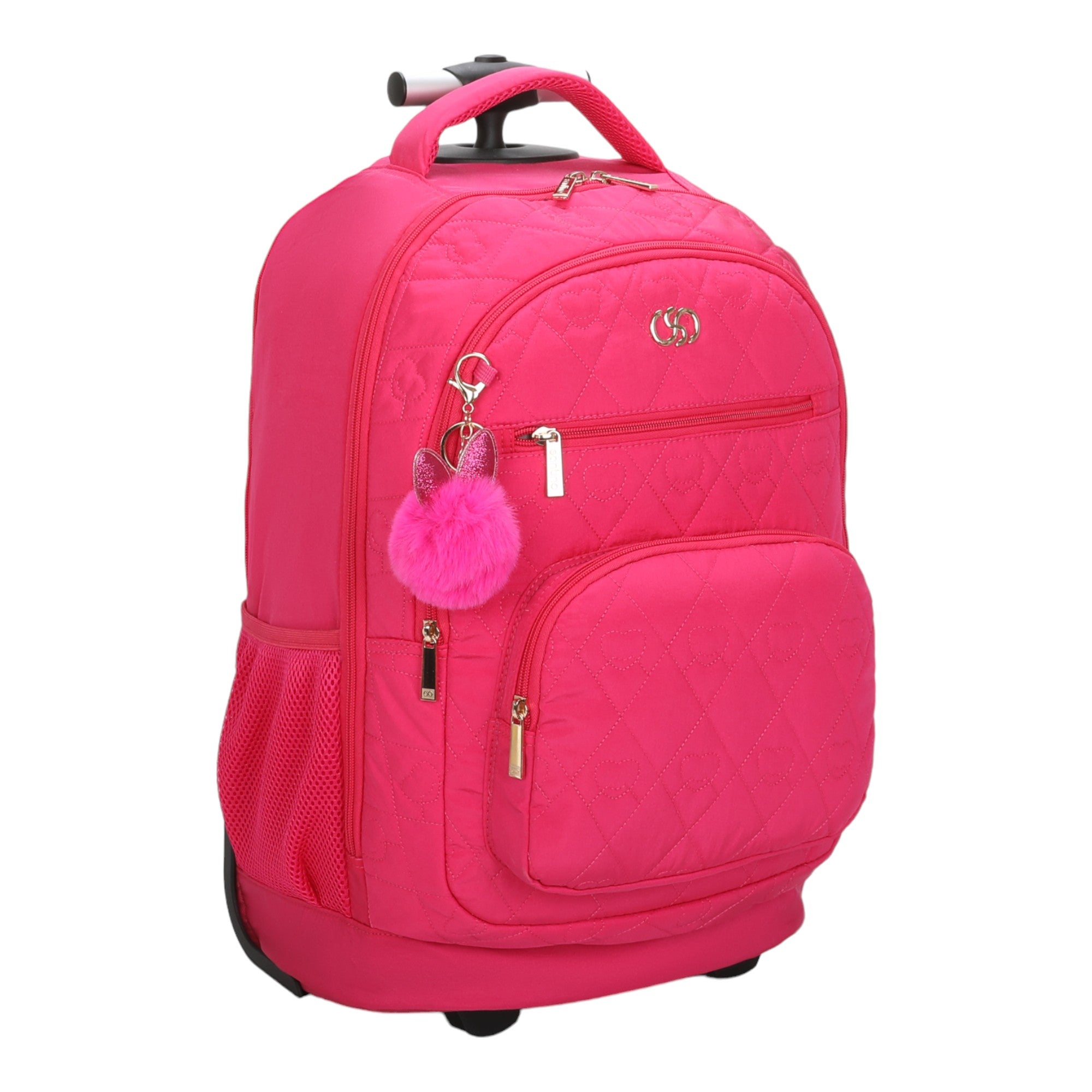 Mochila Notebook Cairo Com Rodas Santino   SAC200U Pink