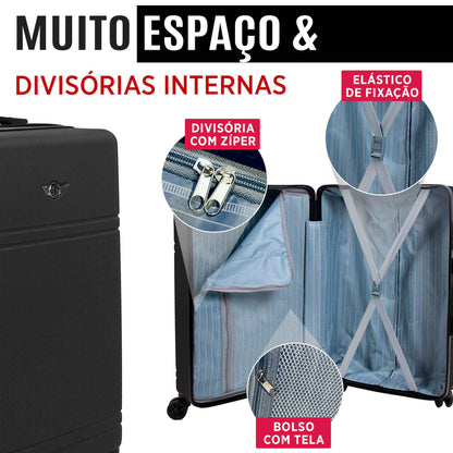 Santino 360° Rigid Holland Carry On Suitcase - AMZV202P