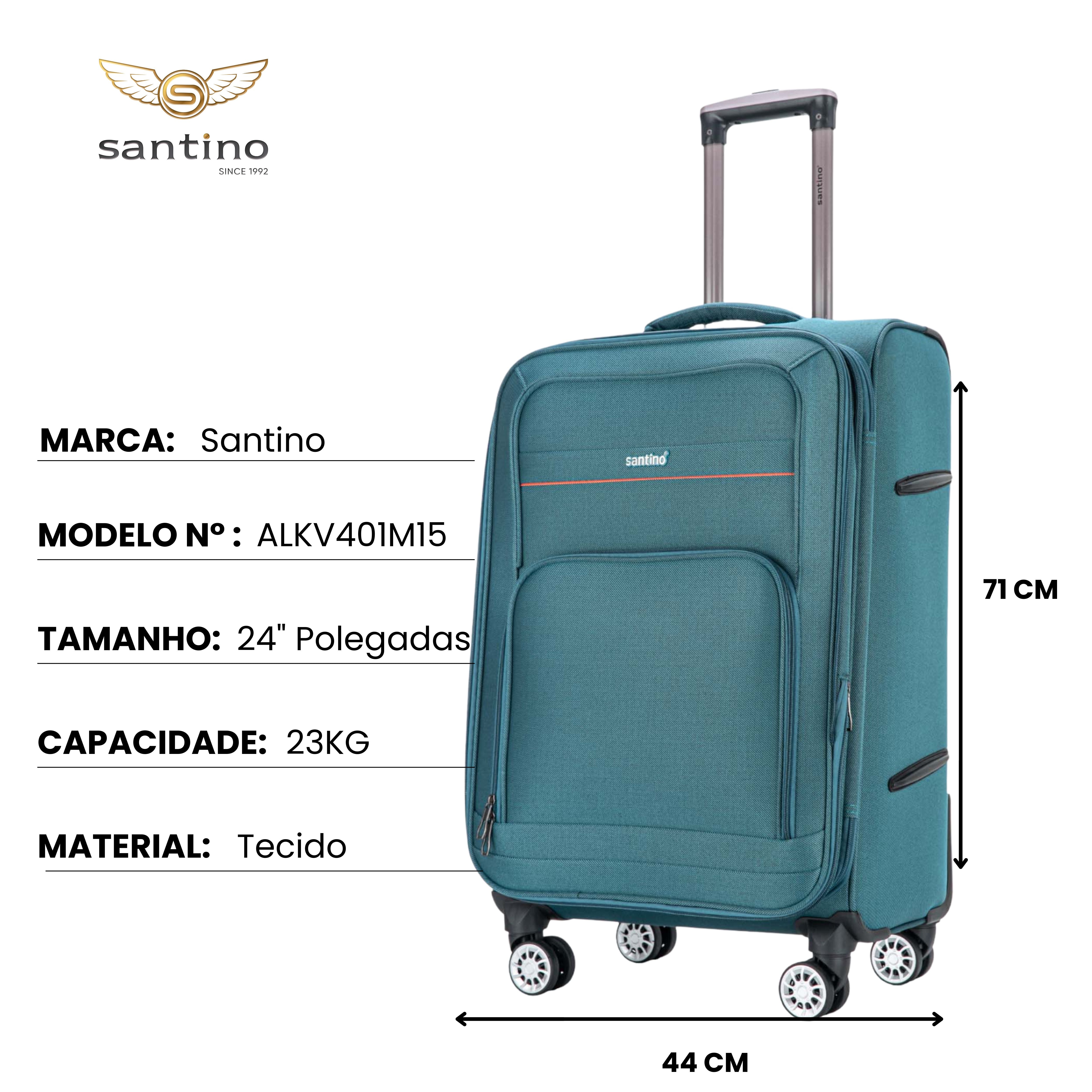 Mala de Viagem Hanói Super Leve Santino M - ALKV401M