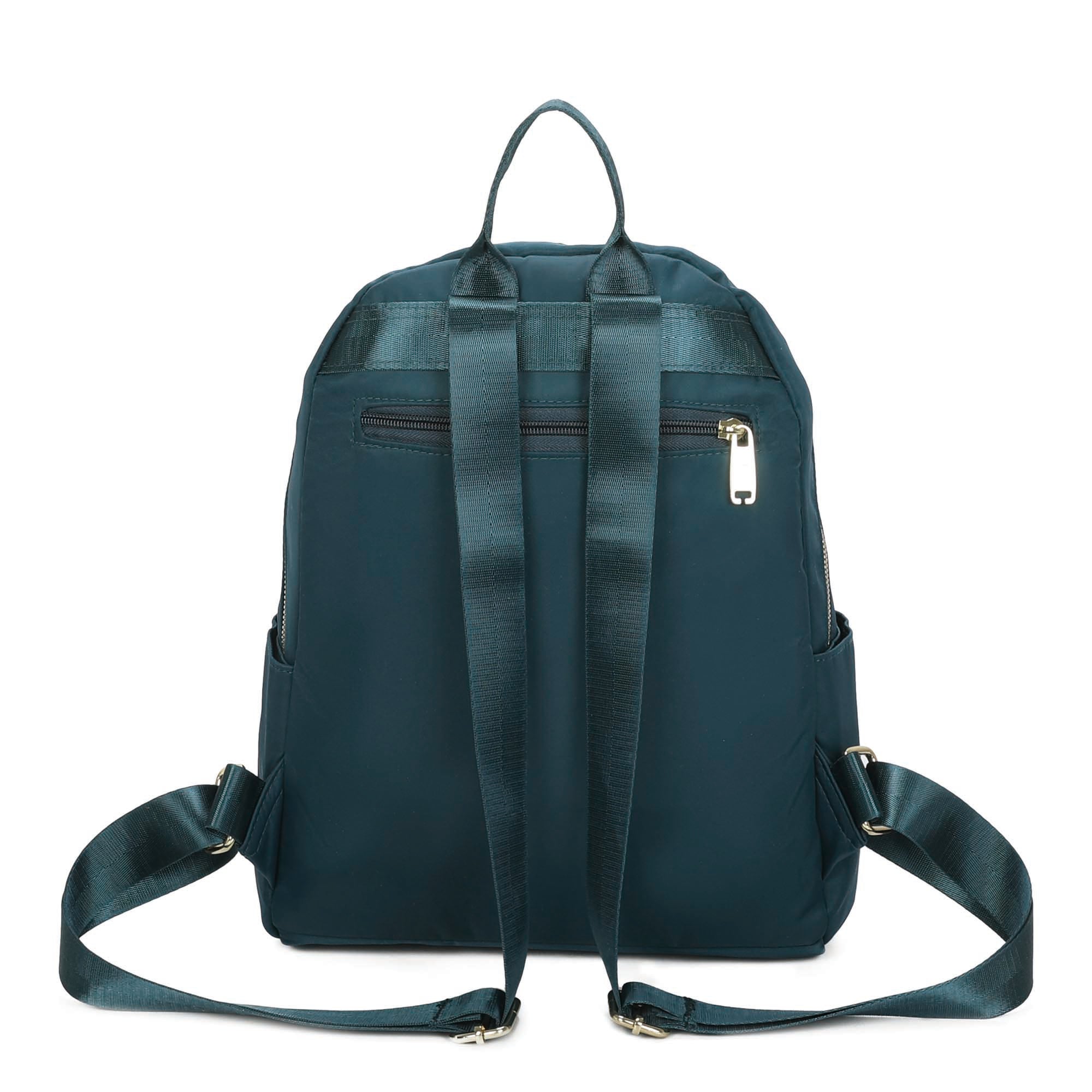 Bolsa Mochila Amarílis Nylon Santino Azul Turquesa SAB412U15