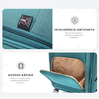 Mala de Viagem Hanói Super Leve Santino M - ALKV401M