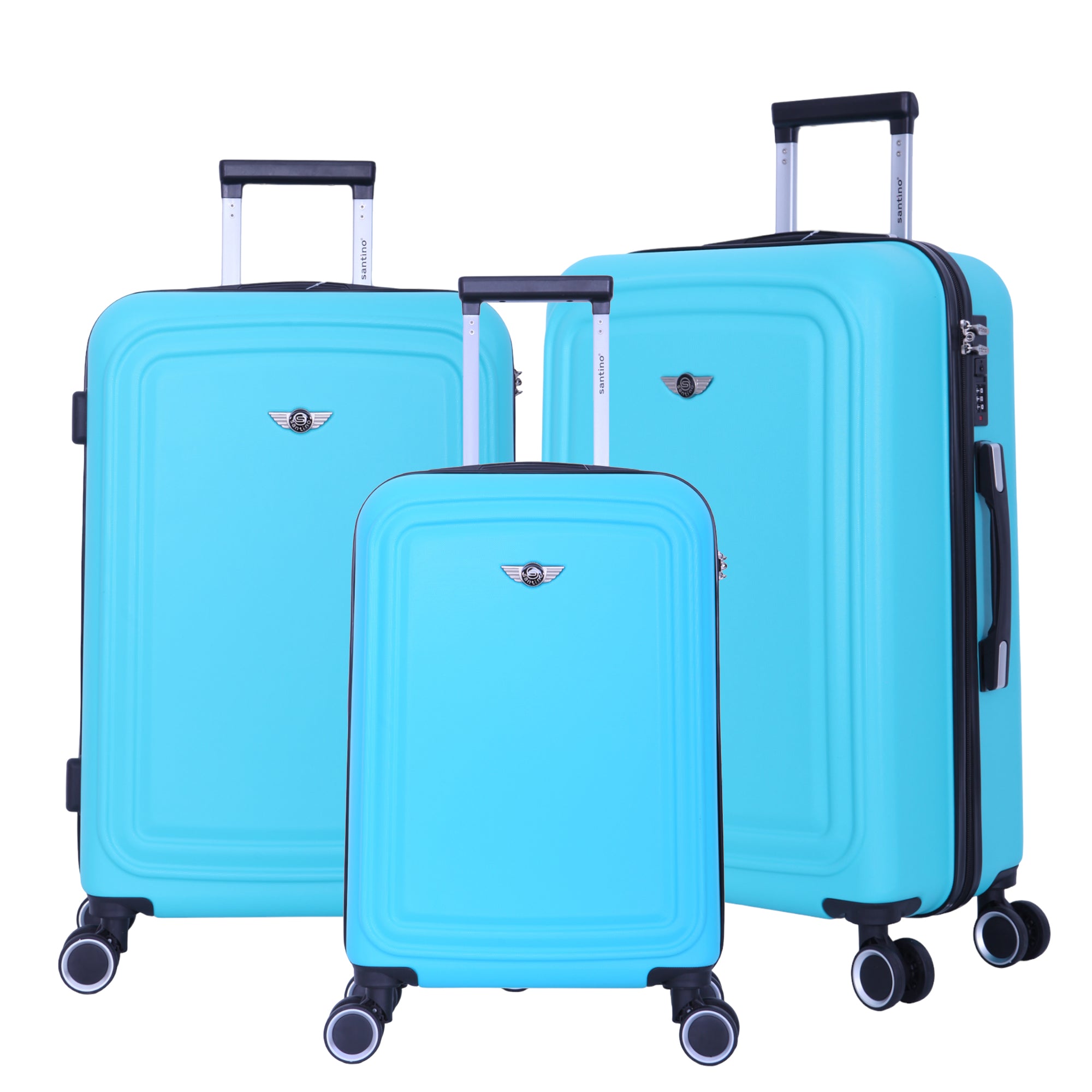 Pantheon 3-Piece Rigid Luggage Set Santino SDV502J