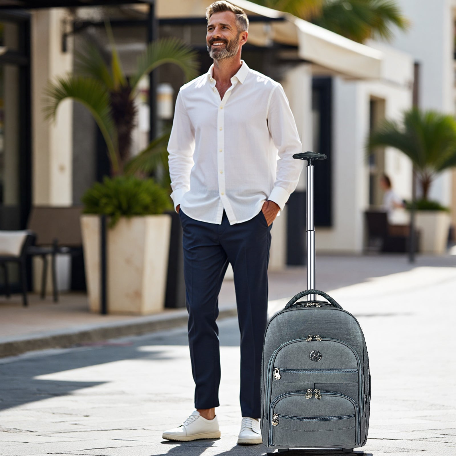 Mochila Notebook Corcovado Com Rodas Santino SAC193U