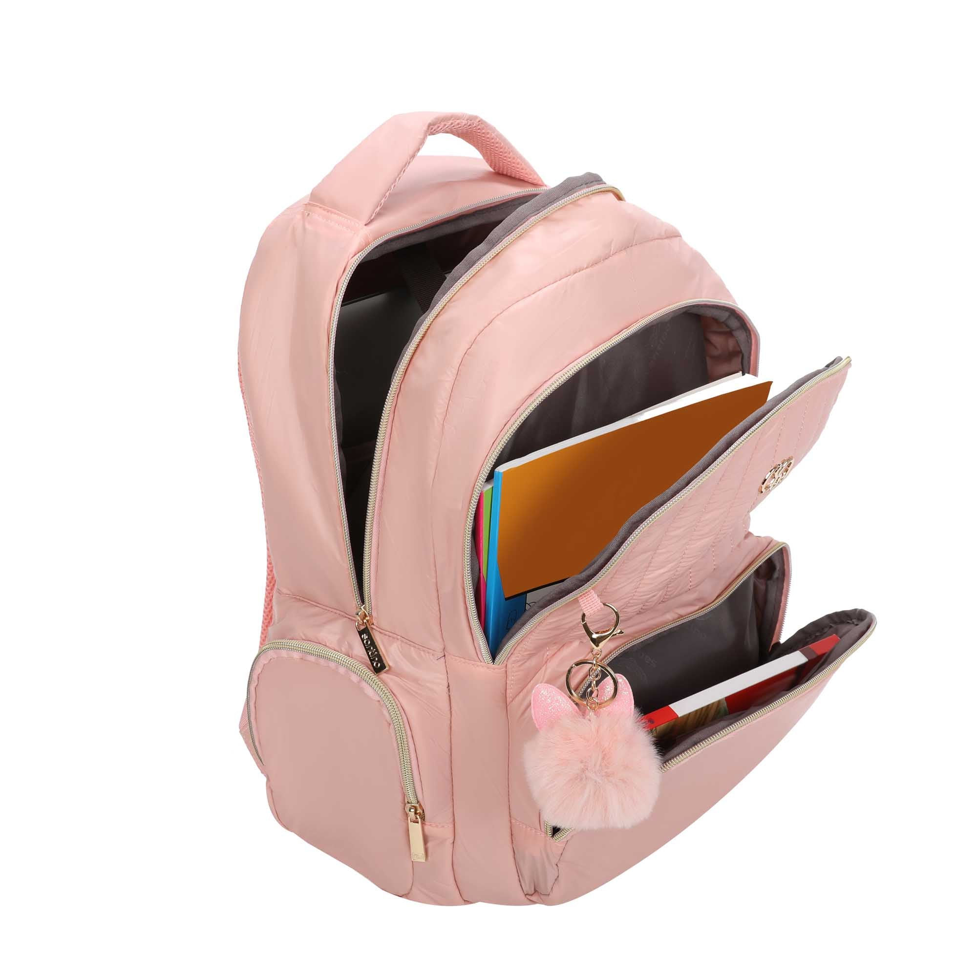 Bolsa Mochila Grace Santino - SAB414U62 - Rosa Claro