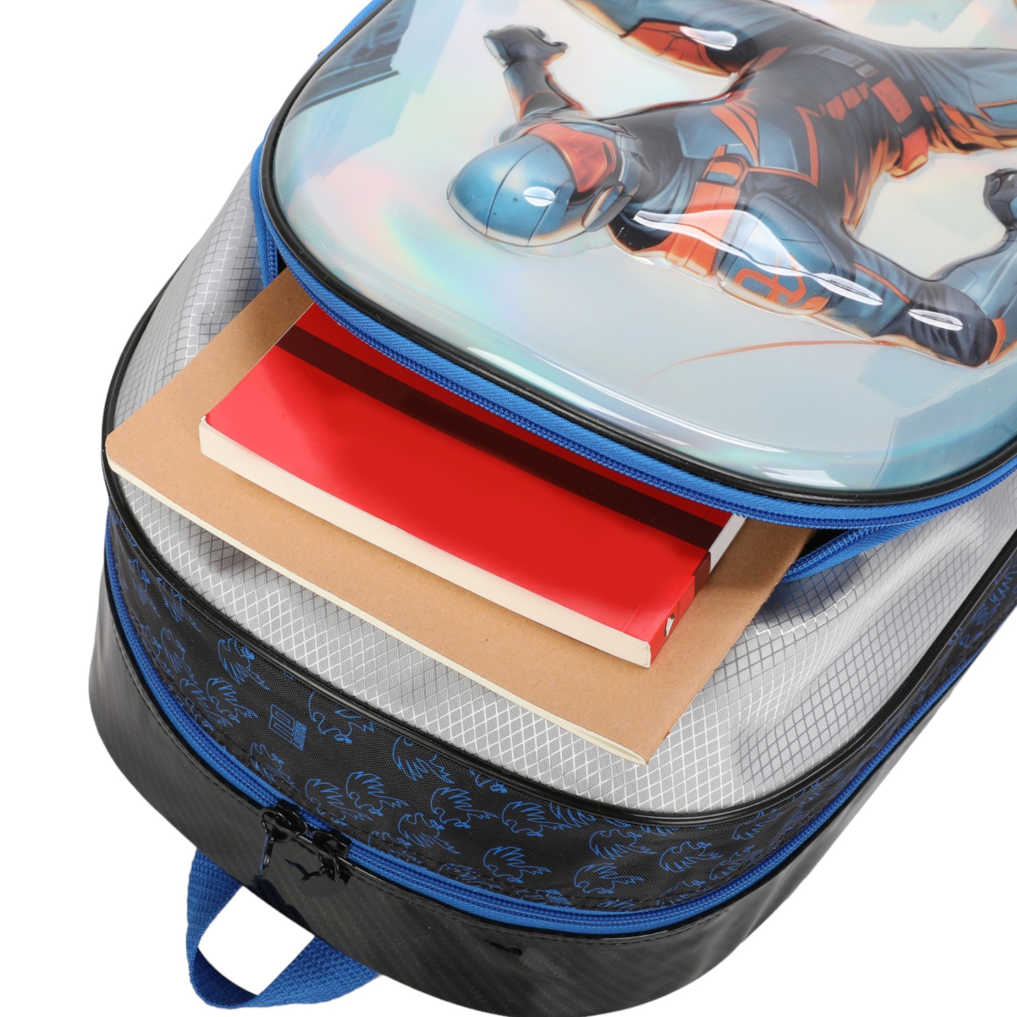 Mochila Infantil No Limits ManHero by Santino - NLM13U02 - Azul