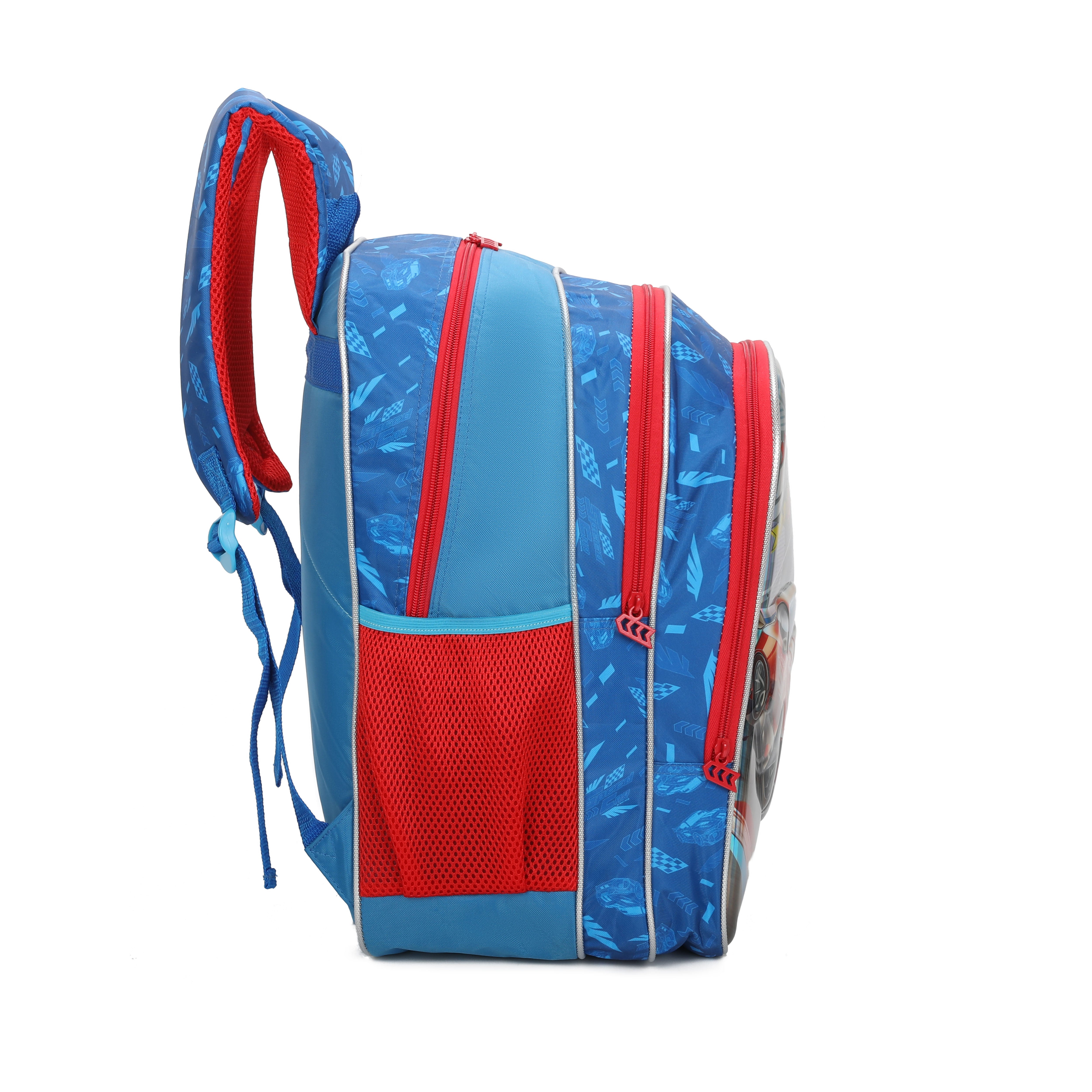 Mochila Infantil Speed Car Tunning Race by Santino - SCM11U - Azul Marinho