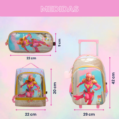 No Limits GirlHero by Santino Kids Kit Polyester PINK NLK12U47