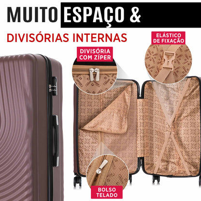 Mala de Viagem Berlim Rígida 360° Santino
