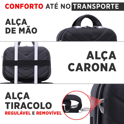 Frasqueira Boston Rígida Santino - SDF223U
