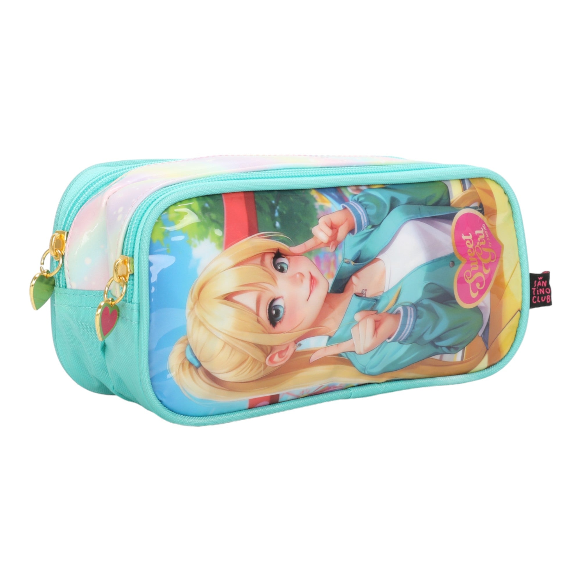 Kit Infantil Sweet Girl Park by Santino Poliéster Verde SGK21U10