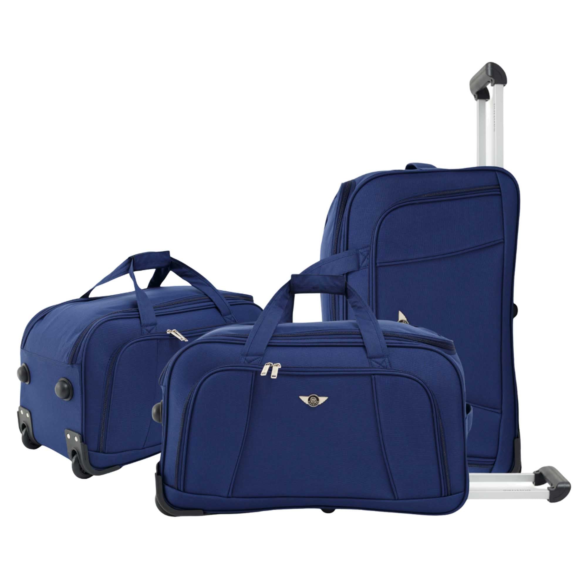 Conjunto Sacola de Viagem Sardenha Poliéster 3 peças Santino - NDS501J
