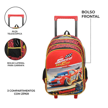 Speed ​​Car Champion by Santino Polyester Kids Kit SCK10U Red