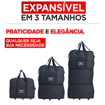 Sacola de Viagem Olinda Poliéster 6 Rodas Santino G ORS191U