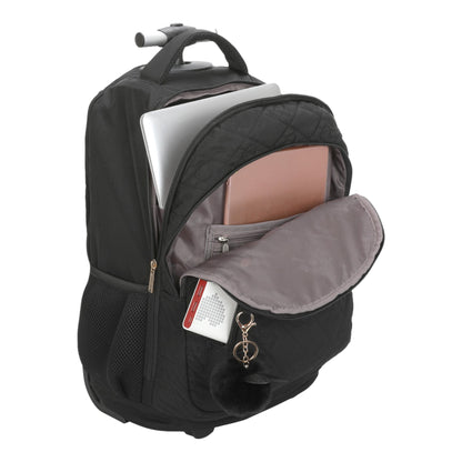 Mochila Notebook Cairo Com Rodas Santino   SAC200U Preto