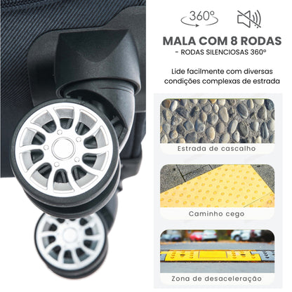 Mala de Bordo Hanói Super Leve Santino - ALKV401P
