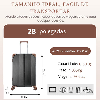 Mala de Viagem Palazzio Rígida 360° Santino G - APLV191G