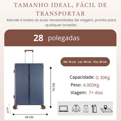 Mala de Viagem Palazzio Rígida 360° Santino G - APLV191G