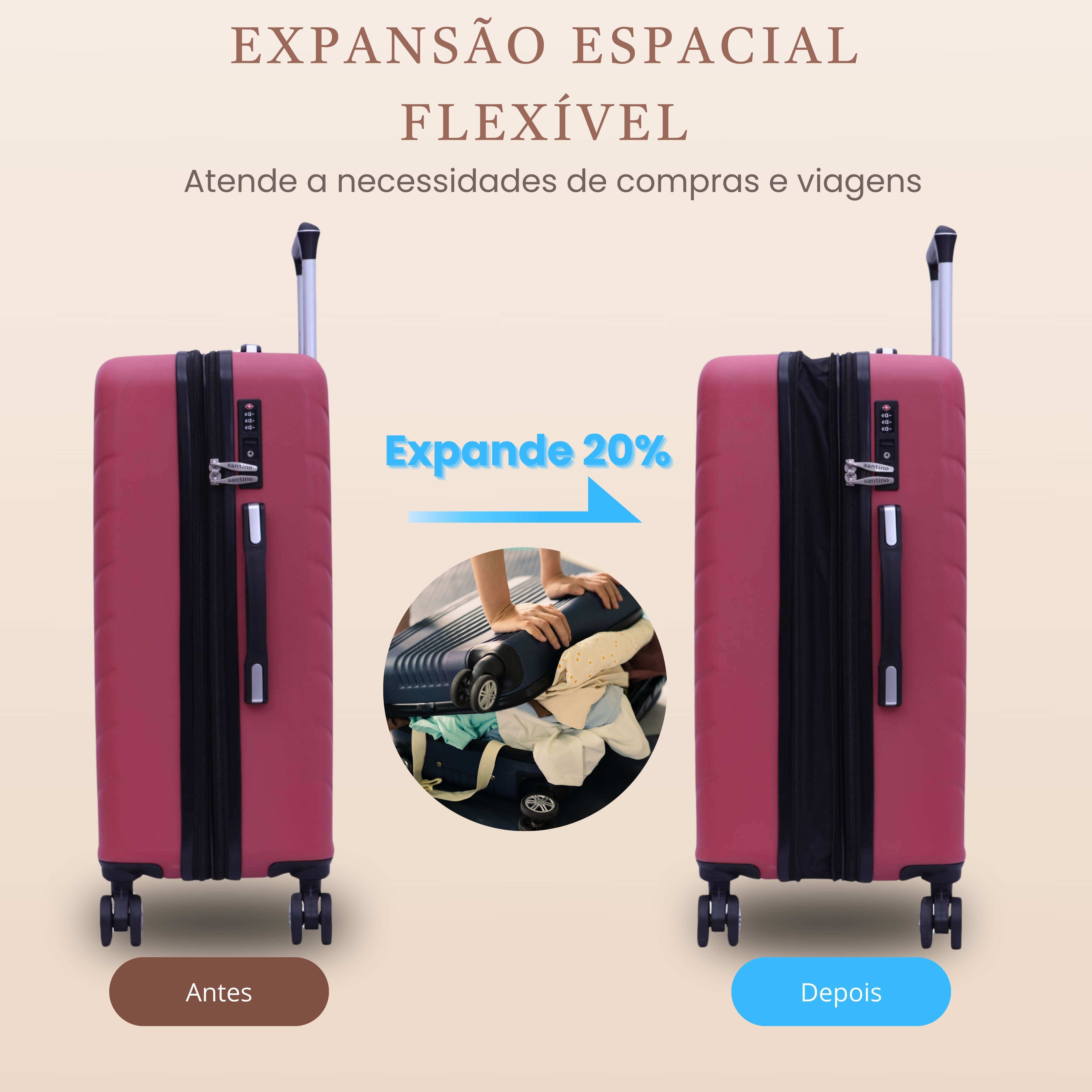 Santino G 360° Hardside Boston Suitcase - ASDV223G