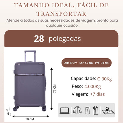 Mala de Viagem Versalhes Rígida 360° Santino  G -  ASDV501G