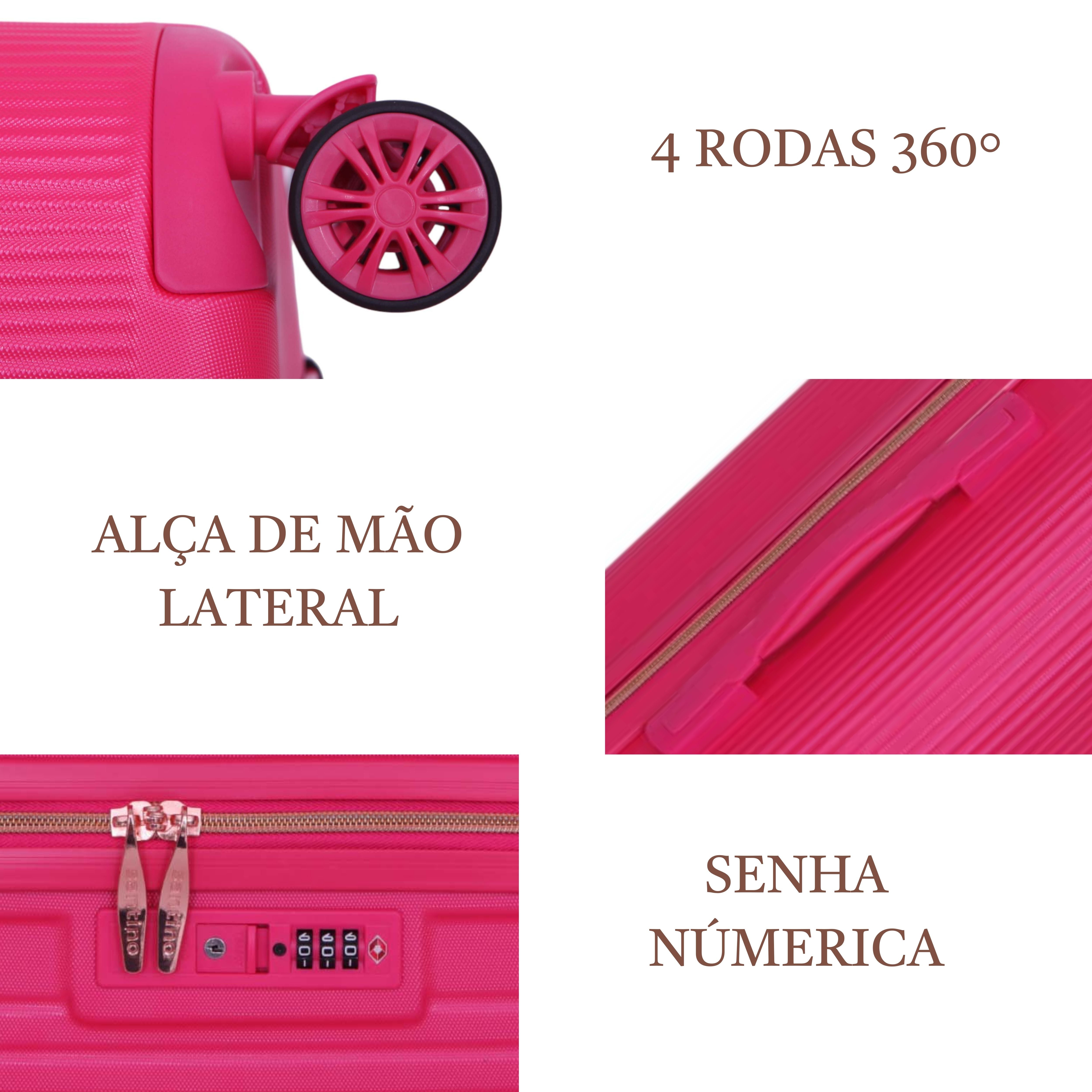 Mala de Viagem Versalhes Rígida 360° Santino  G -  ASDV501G
